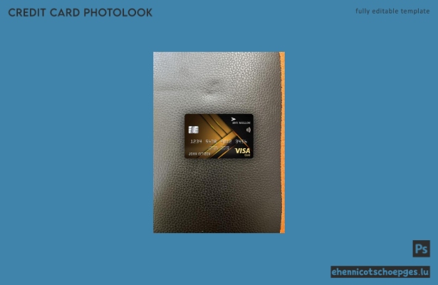 USA Bank of New York Mellon Visa Goldkarte – Beispielansicht